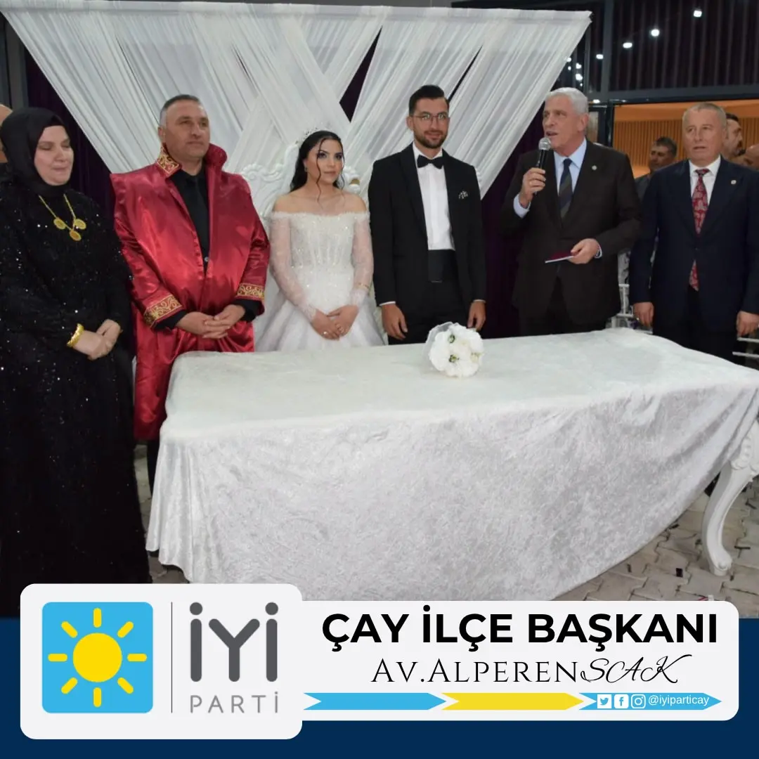 İYİ Parti Genel Başkanı Düğün Törenine Katıldı