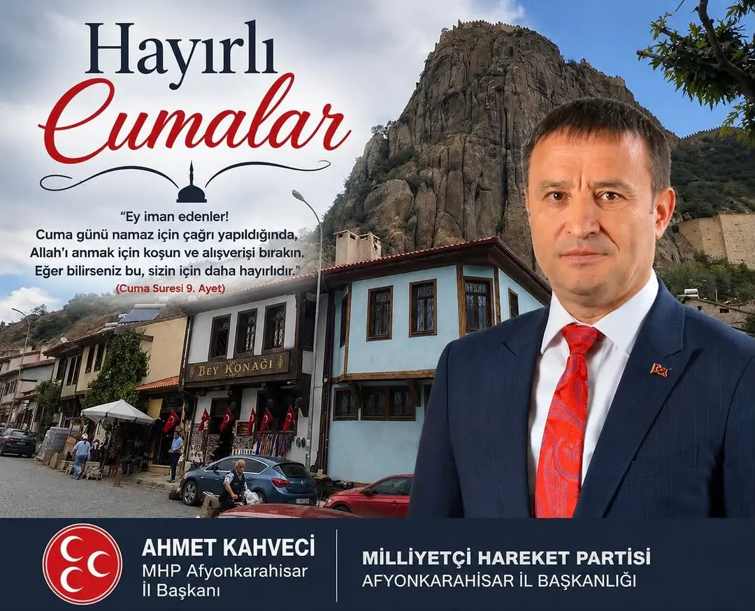 MHP Afyon İl Başkanlığı'ndan Cuma Mesajı