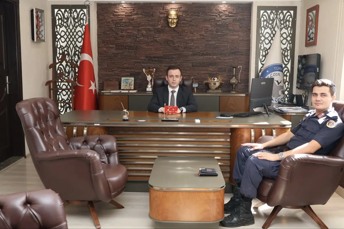 Jandarma Komutanı Doğanıcı'ya Veda Ziyareti