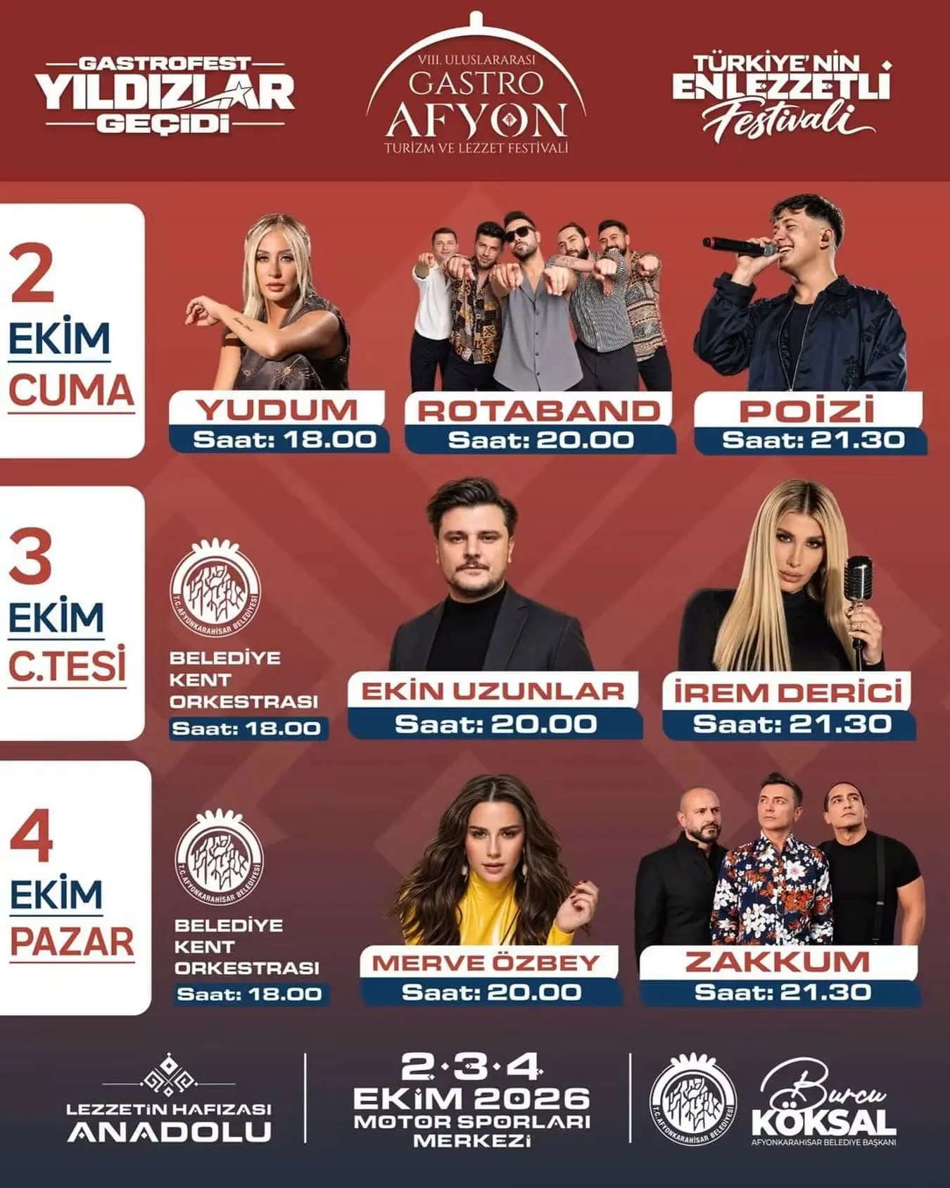Gastro Afyon Festivali Başlıyor