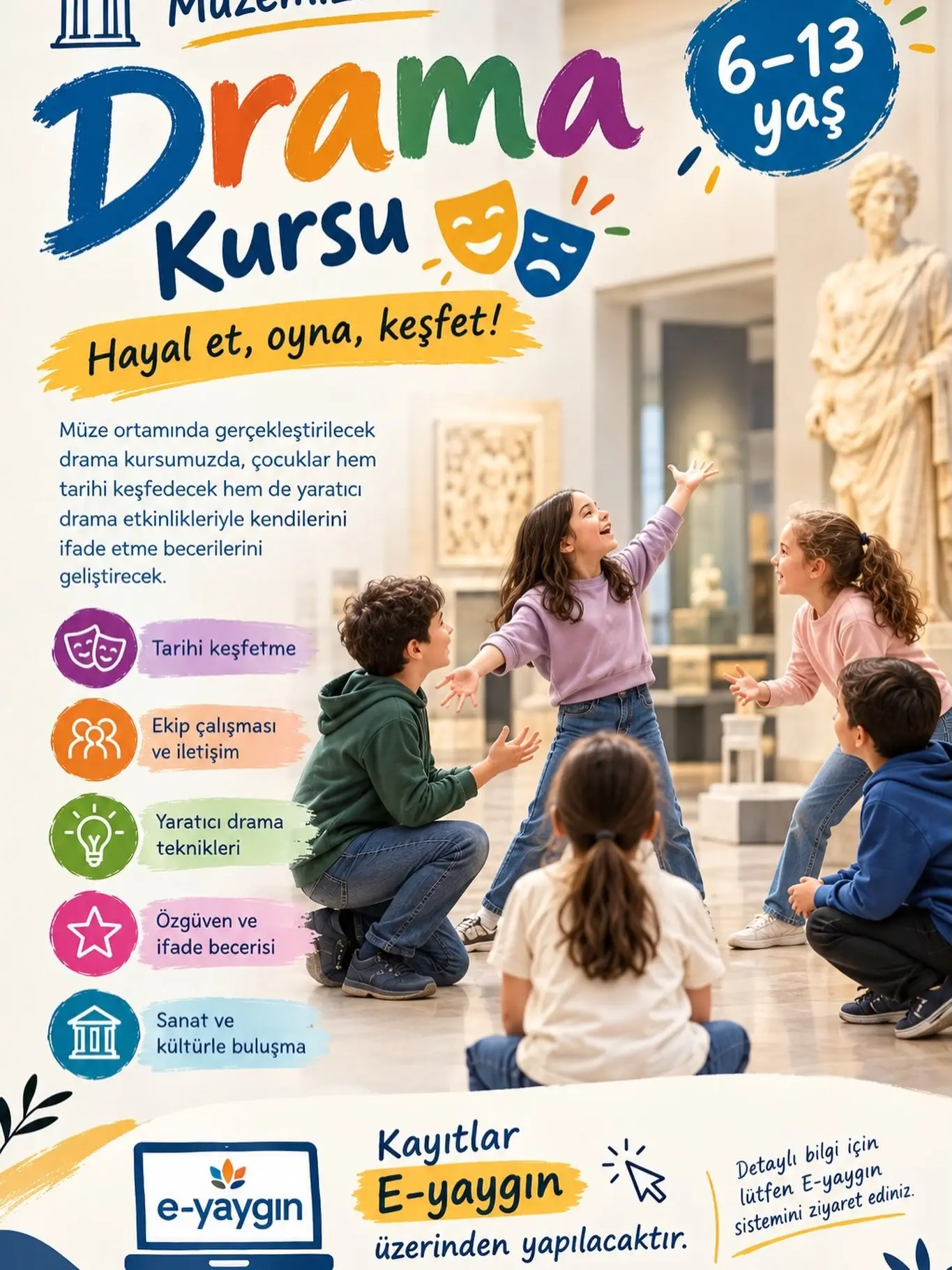 Müzede Drama Kursu Başlıyor