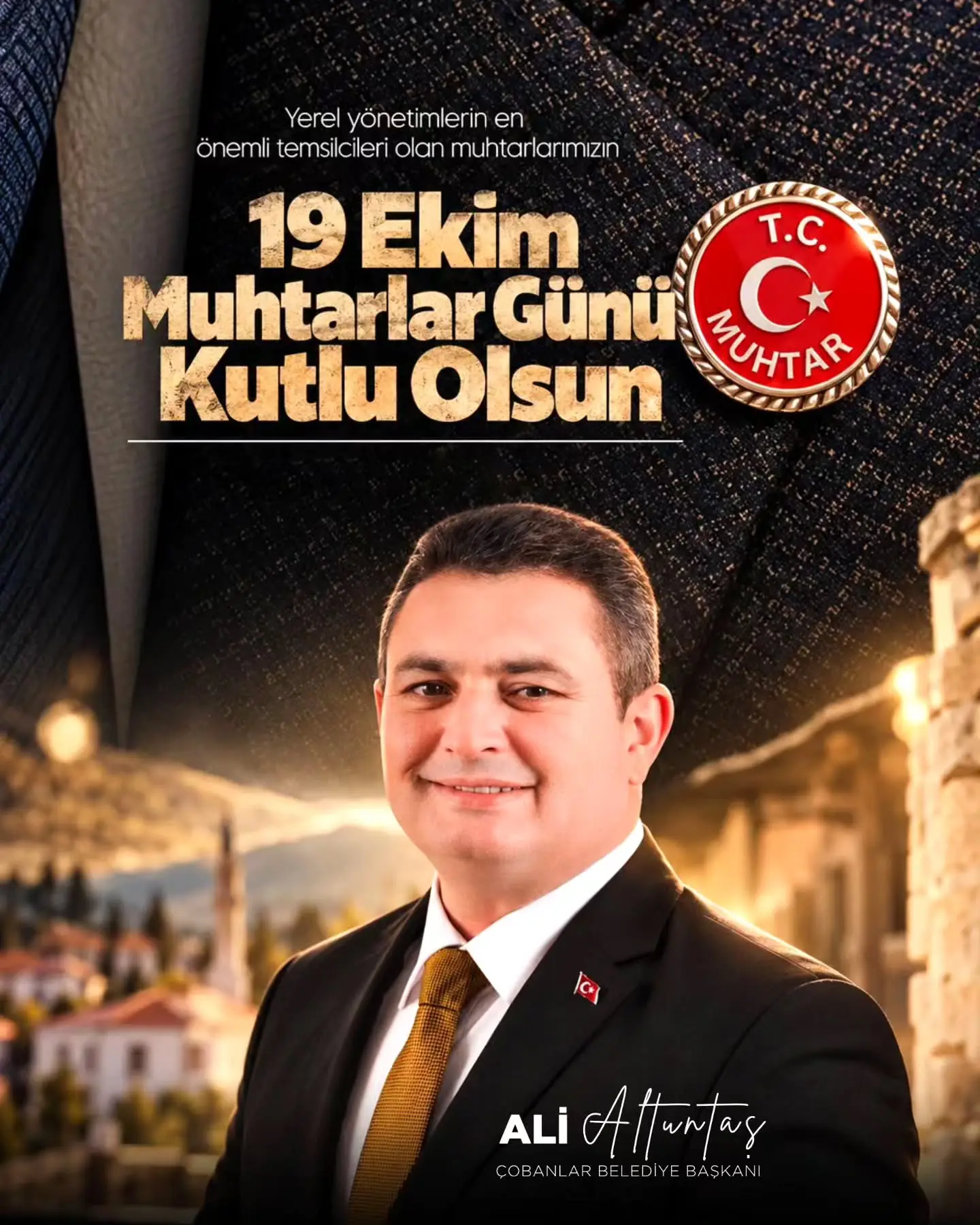 Muhtarlar Günü'nde muhtarlara teşekkür mesajı