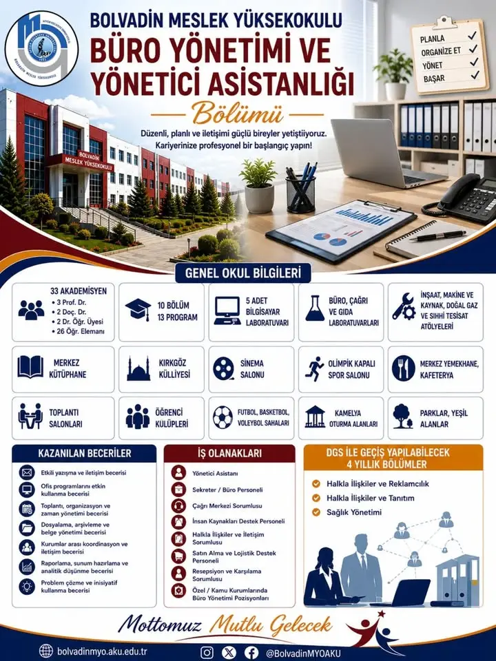 Bolvadin MYO'da Büro Yönetimi Programı Tanıtıldı