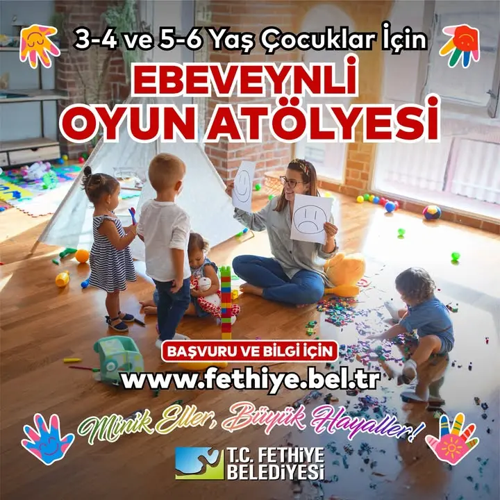 Fethibey Belediyesi'nden Ebeveynli Oyun Atölyesi Duyurusu