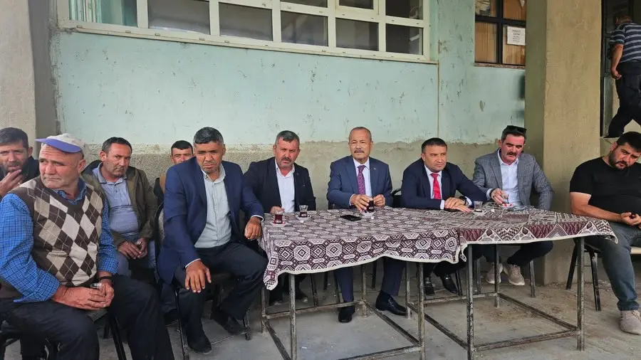 Çıkrık Beldesi'nde dolu yağışı sonrası ziyaret