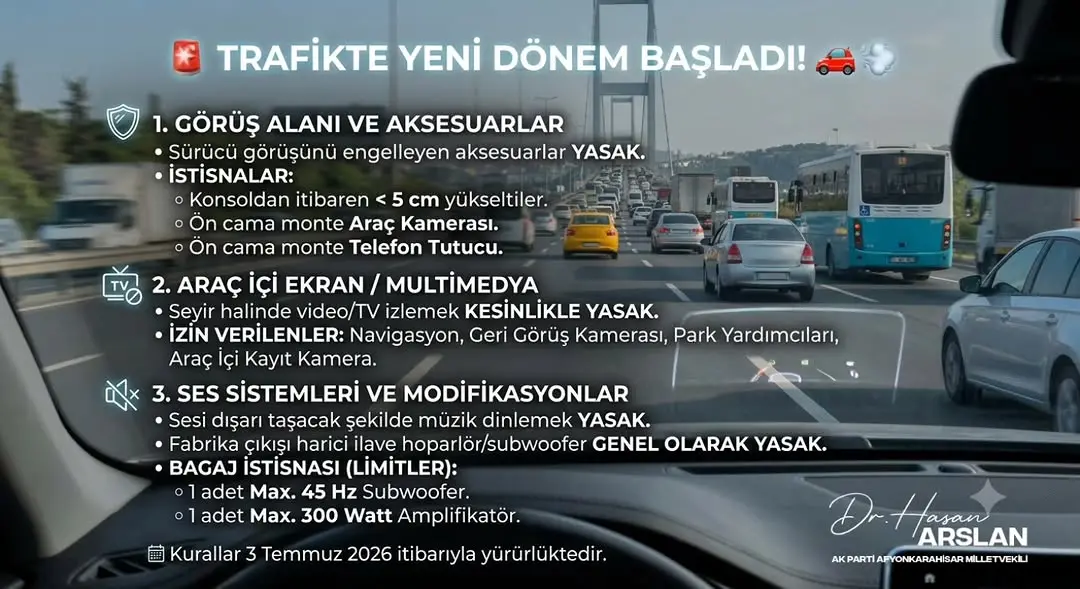 Yeni Trafik Yönetmeliği Yayımlandı