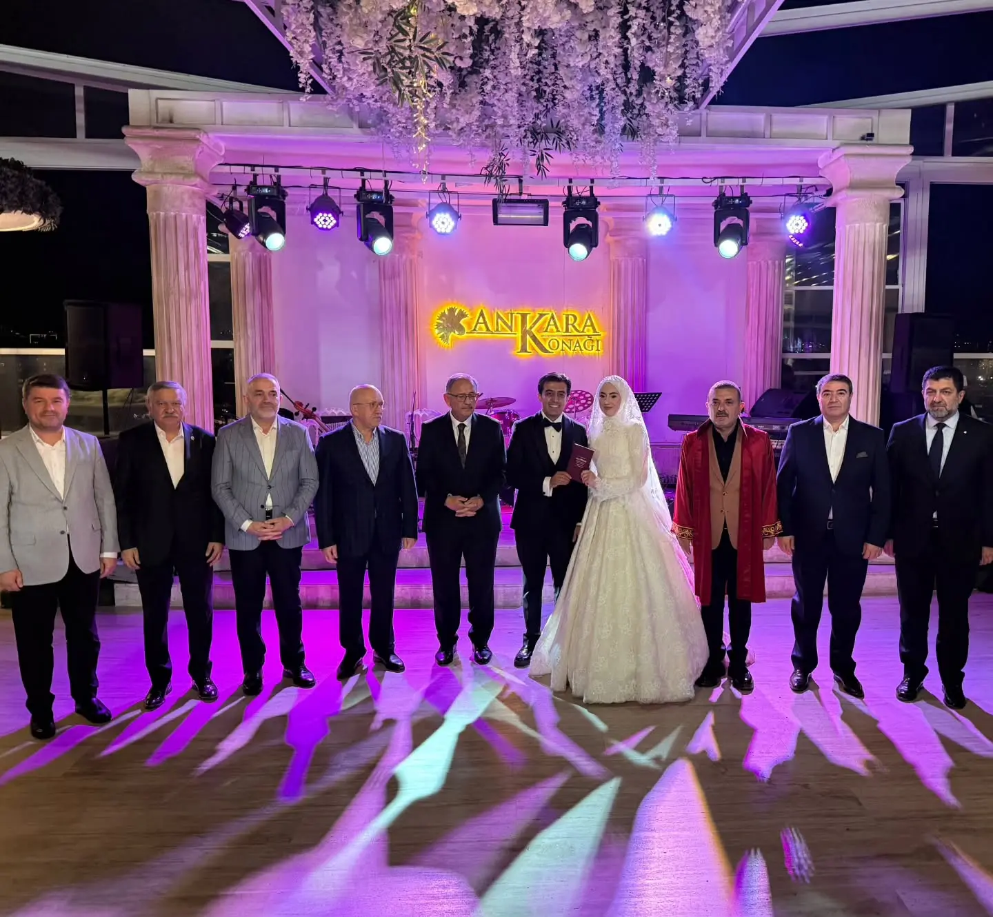 Ezer ve Tuzcuoğlu ailelerinin düğün merasimi gerçekleşti