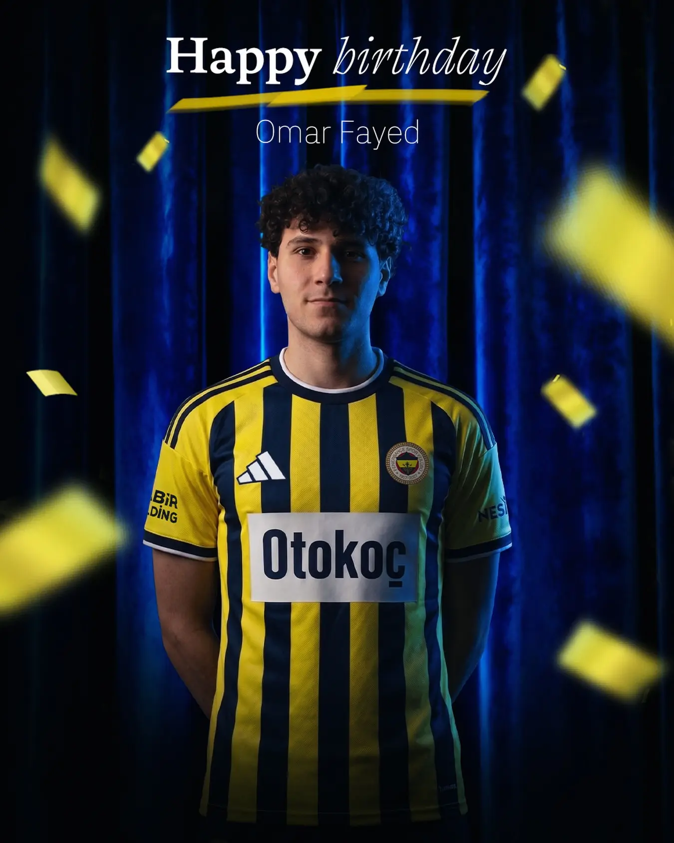 Fenerbahçe, Omar Fayed'in doğum gününü kutladı