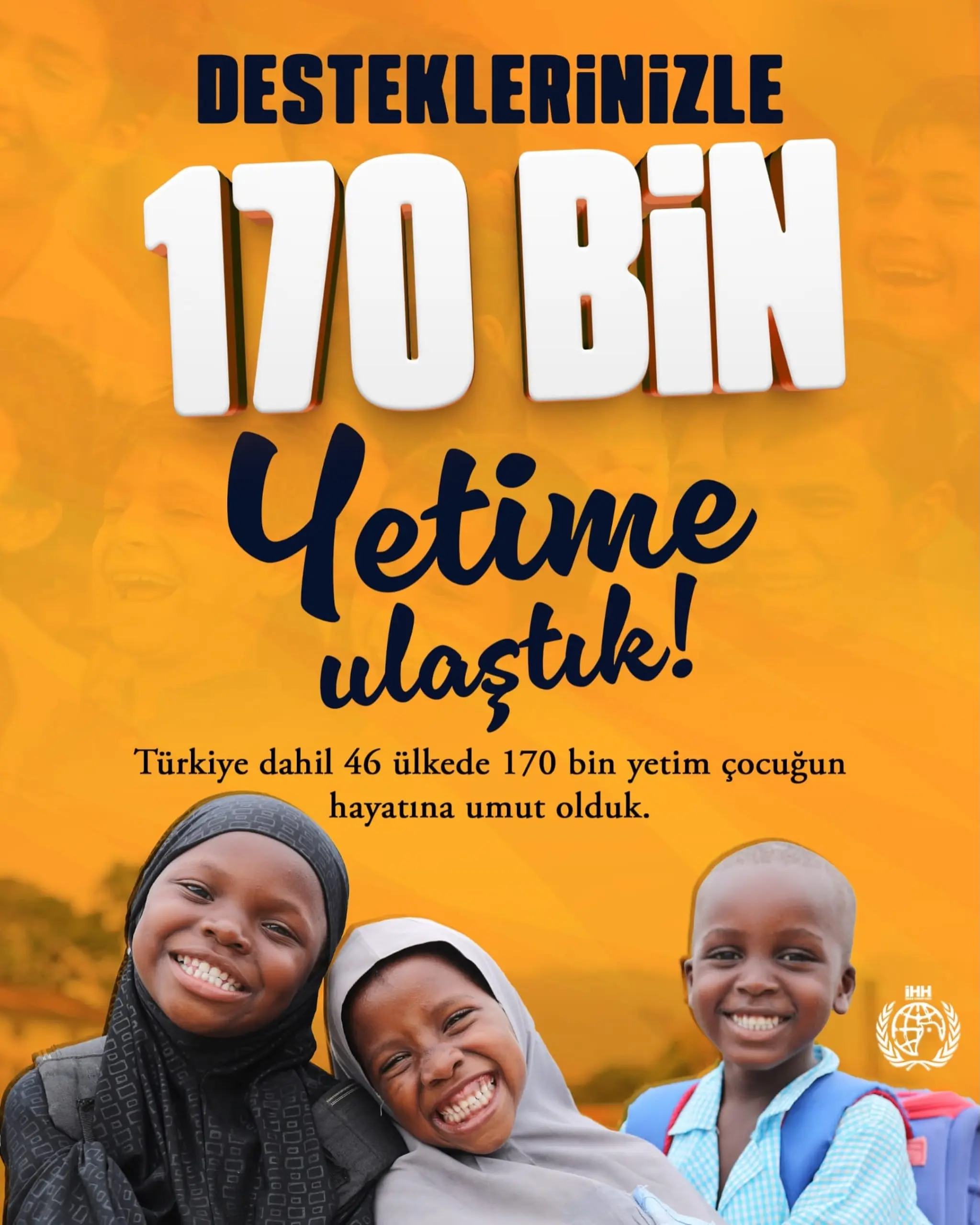 170 Bin Yetim Çocuğa Destek