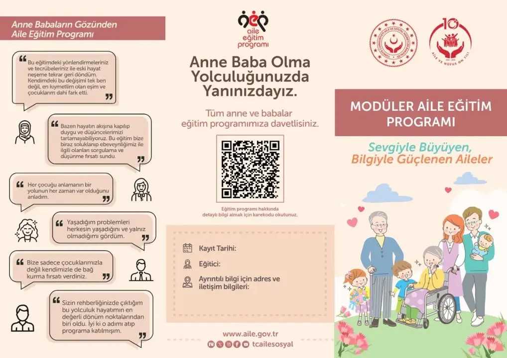 Kütahya'da Ücretsiz Aile Eğitim Programı Başladı