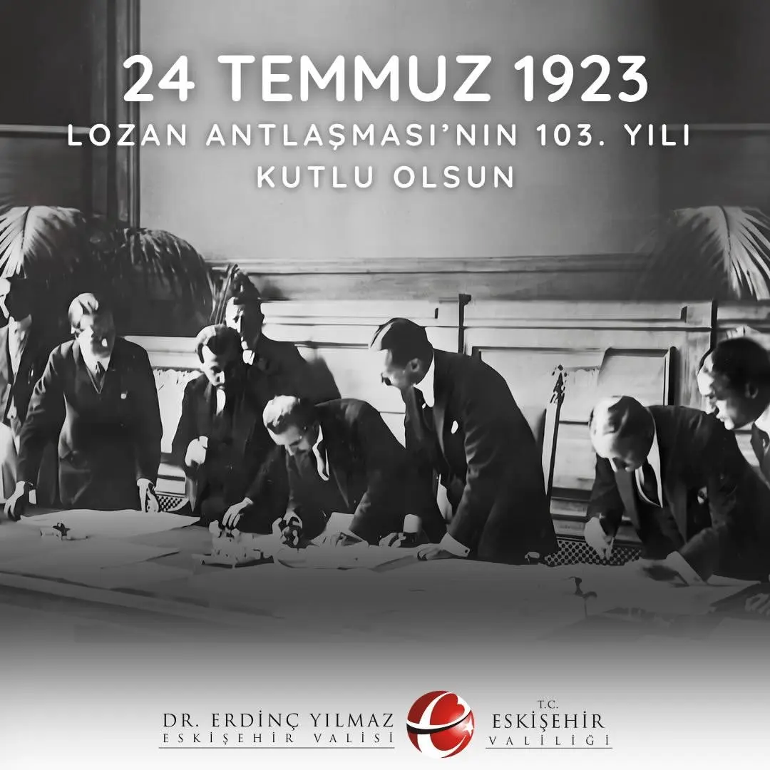 Lozan Barış Antlaşması'nın 103. yılı kutlandı