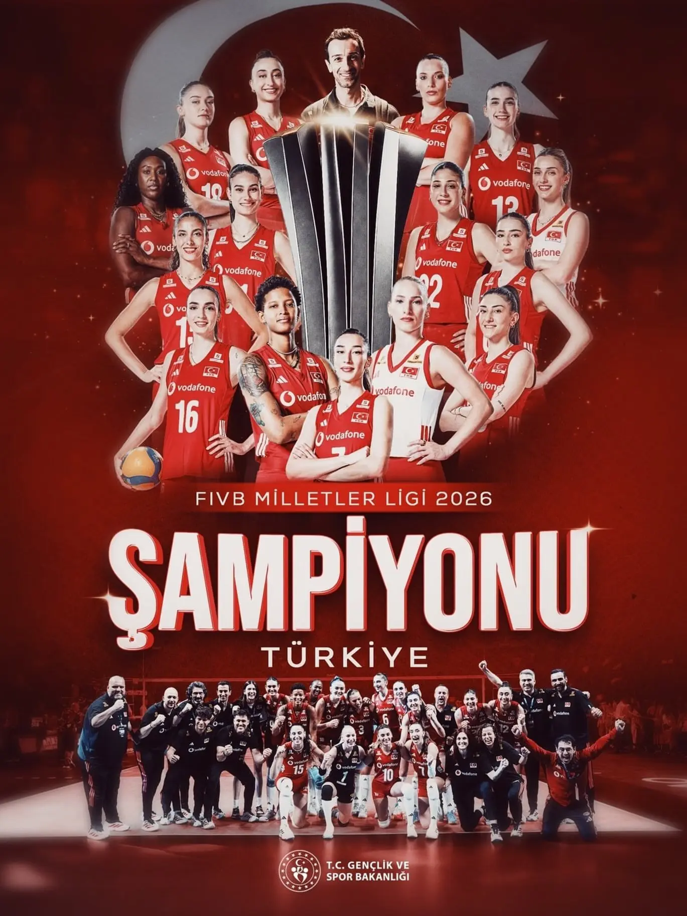 Filenin Sultanları, VNL'de Şampiyon Oldu