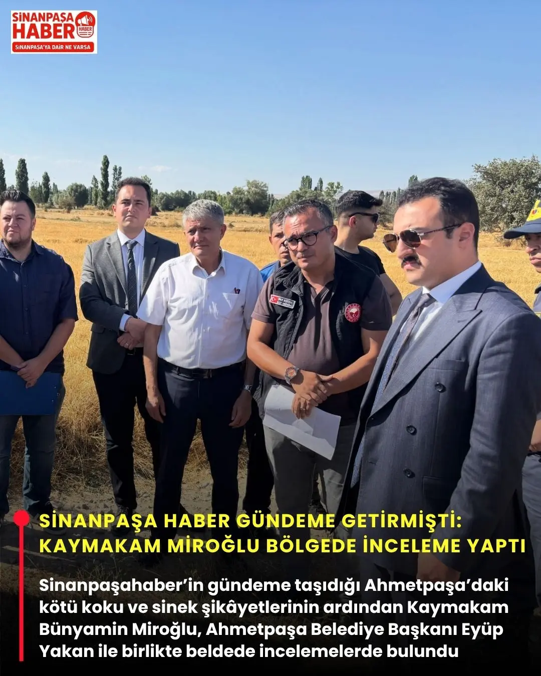 Kaymakam Miroğlu, Ahmetpaşa'da incelemelerde bulundu