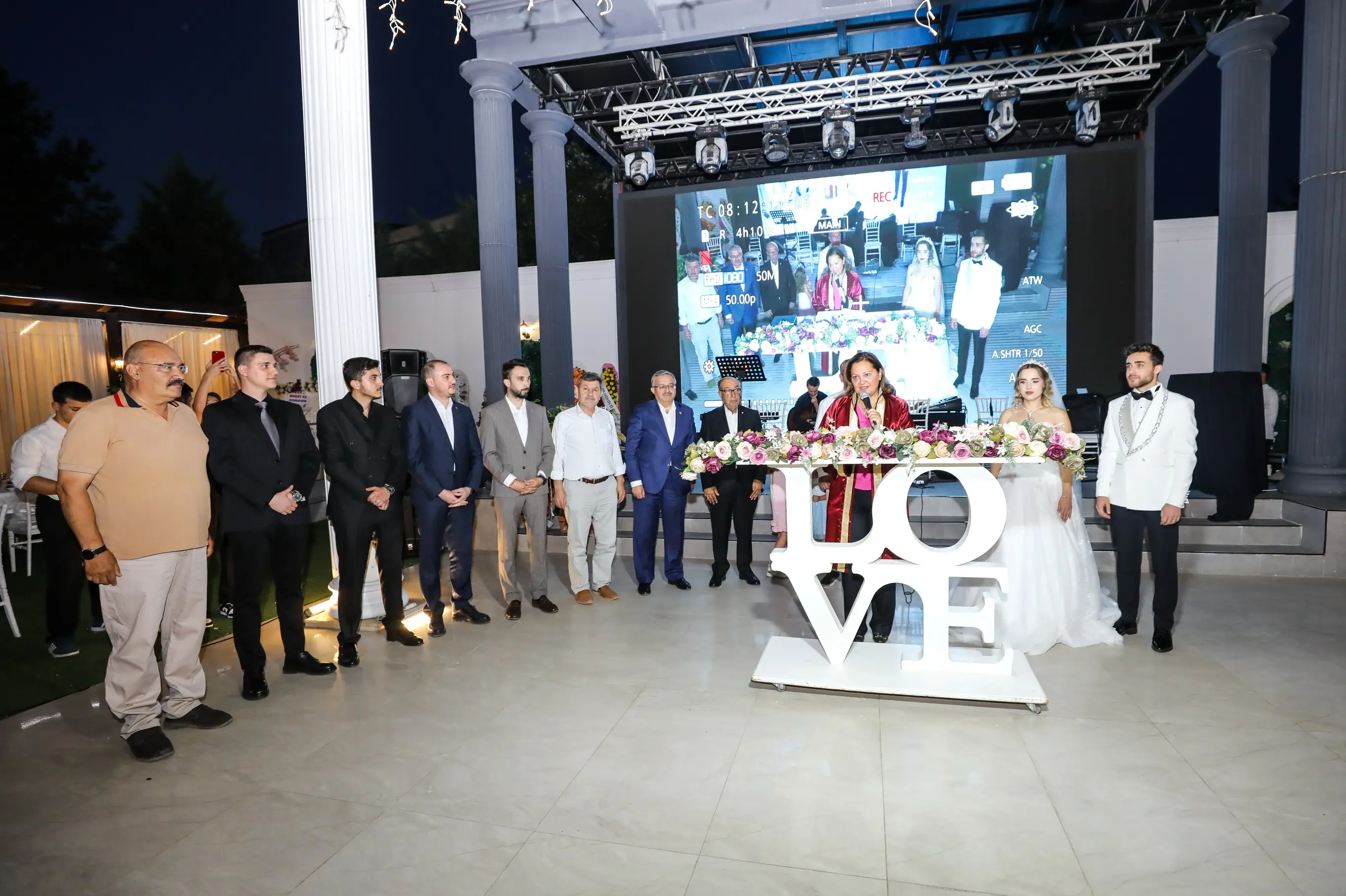 Gamze Balıbey ve Mehmet Akif Küçük'ün nikahı gerçekleşti