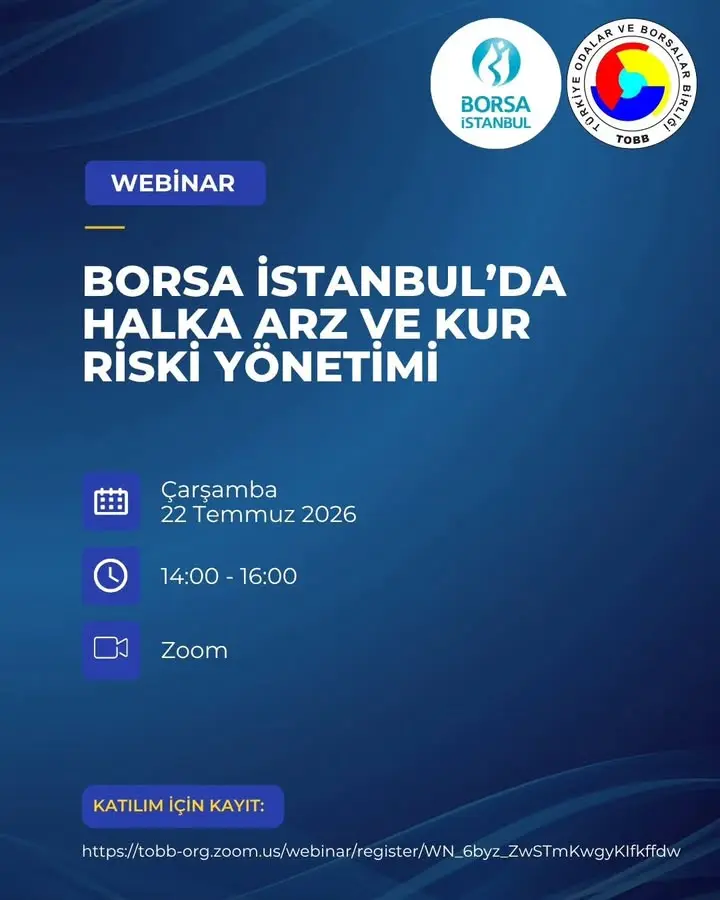 Borsa İstanbul'da Halka Arz Webinarı Düzenlenecek