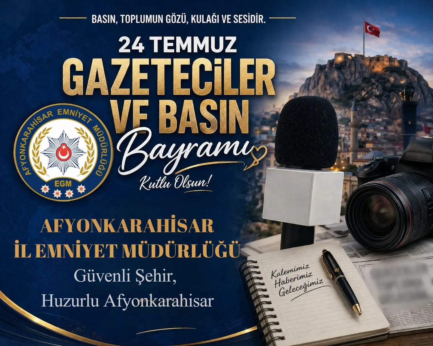 Gazetecilerin Bayramı Kutlandı