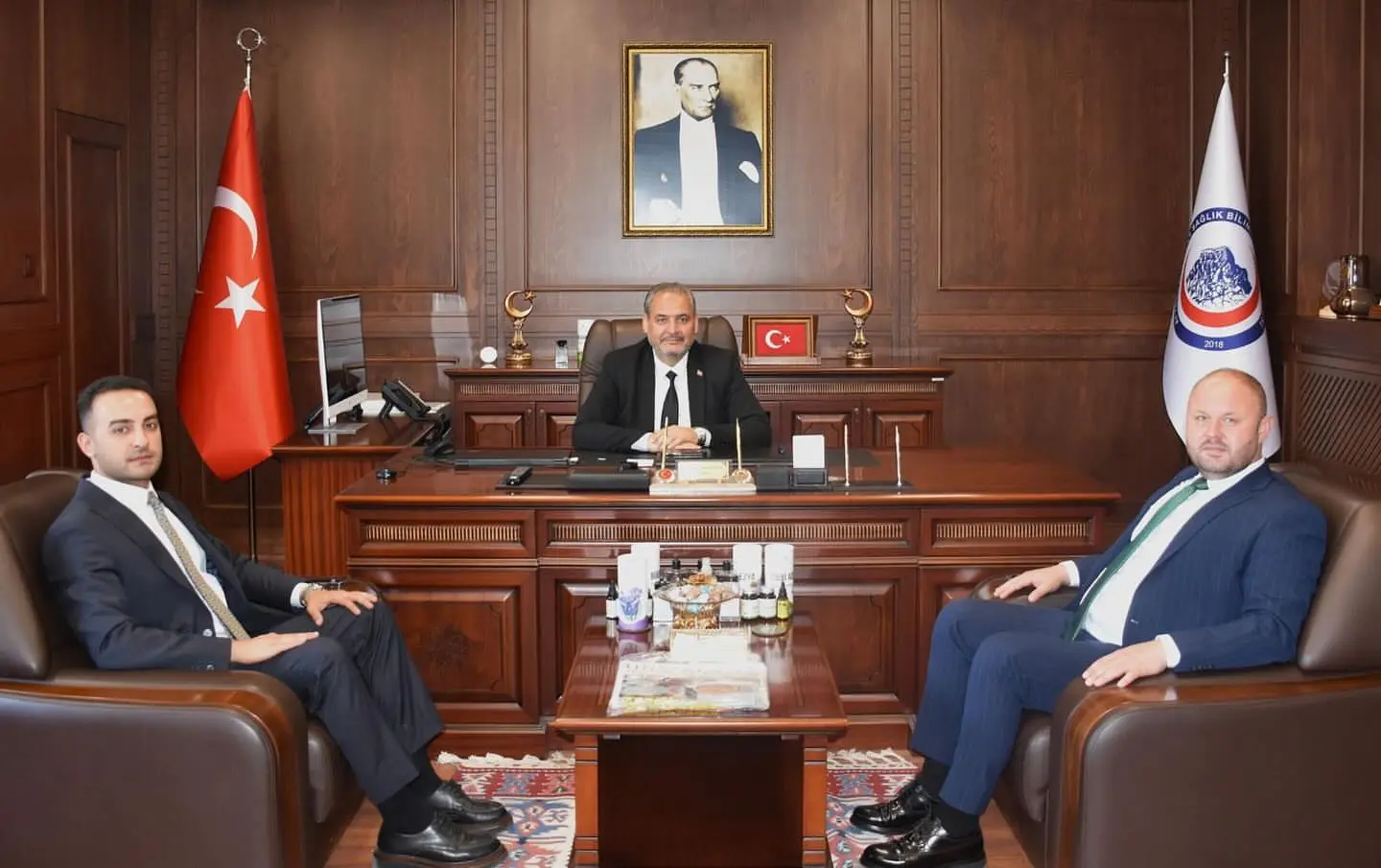 Rektör Adem Aslan, Albayrak Medya yetkililerini kabul etti