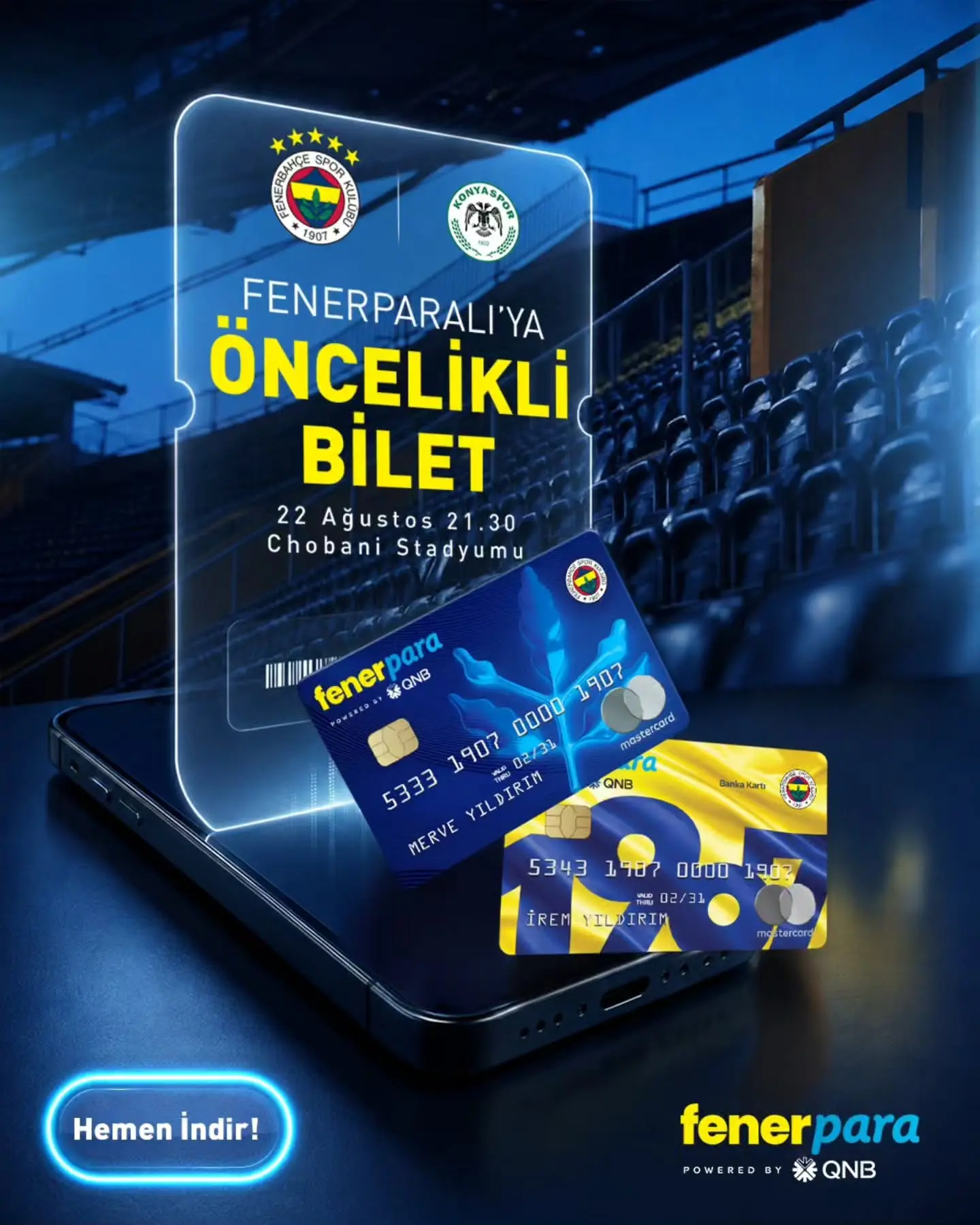 Fenerbahçe, Konyaspor maçı için bilet satışını başlattı