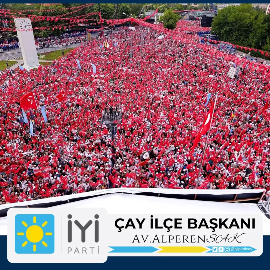İYİ Parti Tandoğan Mitingine Katıldı