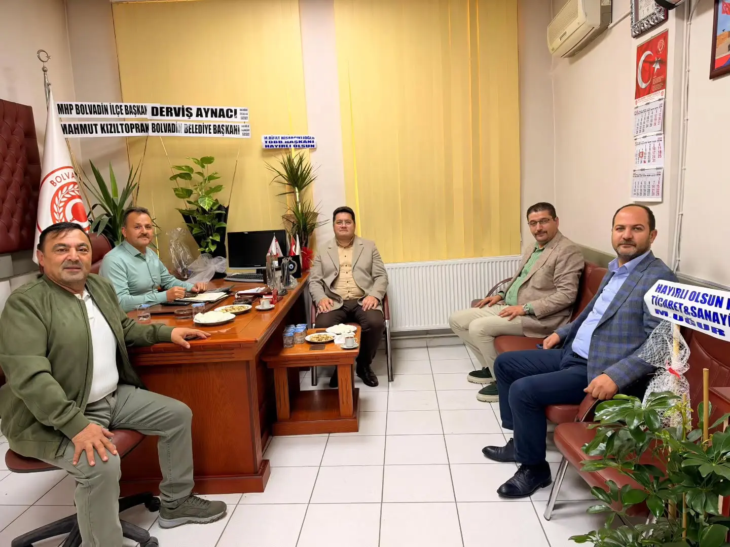 Başkan Aynacı'dan Tebrik Ziyareti