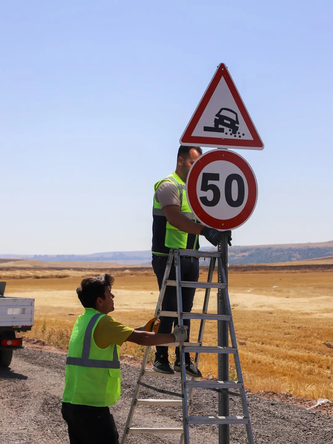 Yol güvenliği için bakım ve onarım çalışmaları