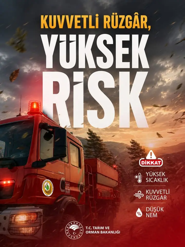 Isparta'da Şiddetli Rüzgar Uyarısı Yapıldı