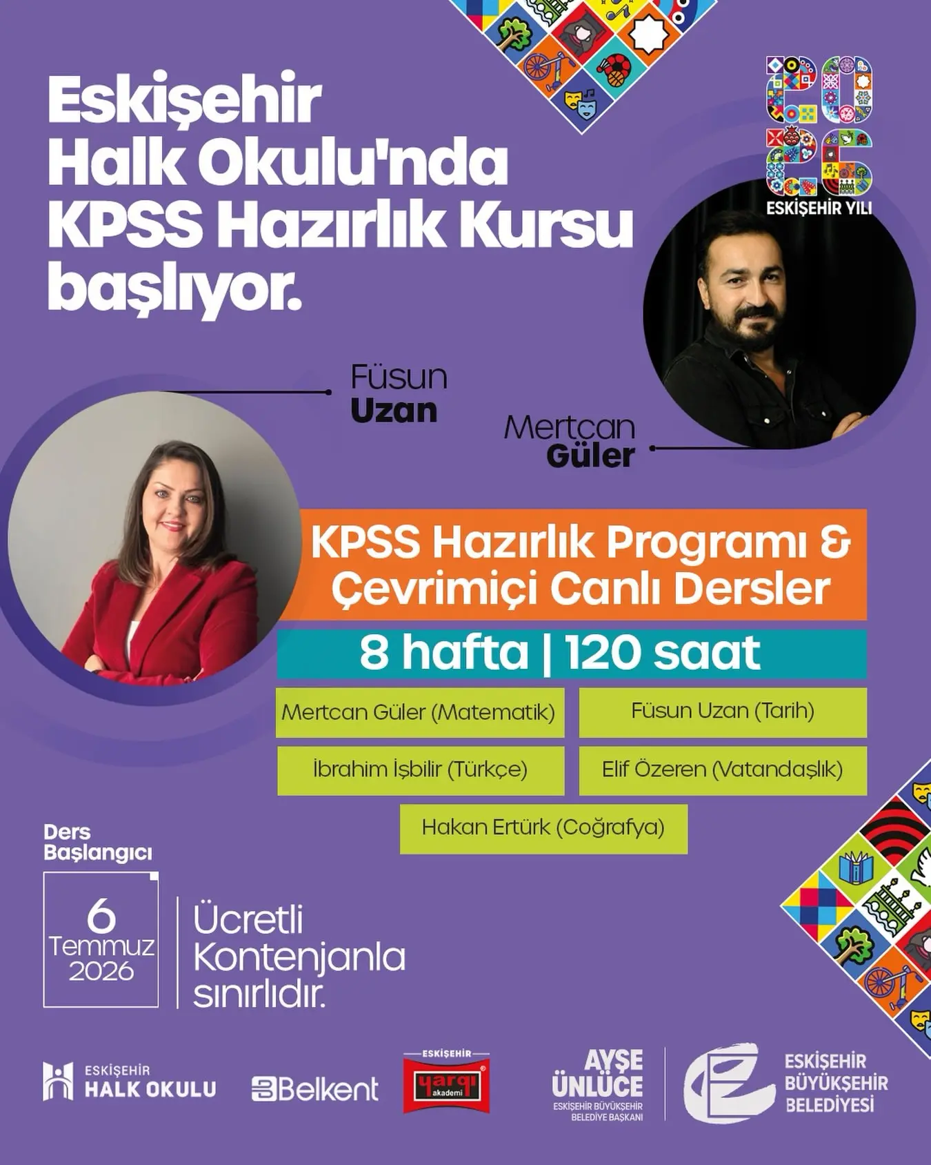 Eskişehir Halk Okulu'nda KPSS Hazırlık Programı
