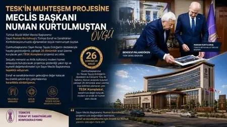 TESK Genel Başkanı Kurtulmuş'u Ağırladı