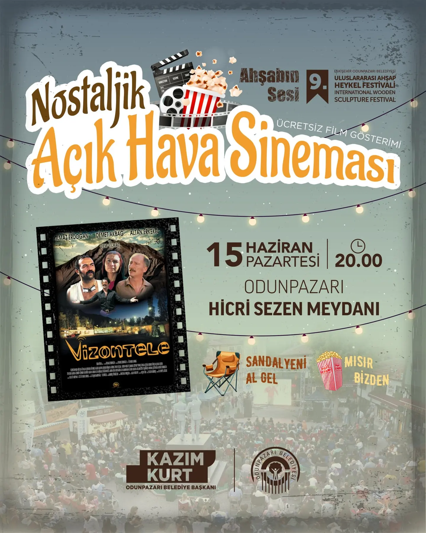 Açık hava sineması Vizontele ile başlıyor
