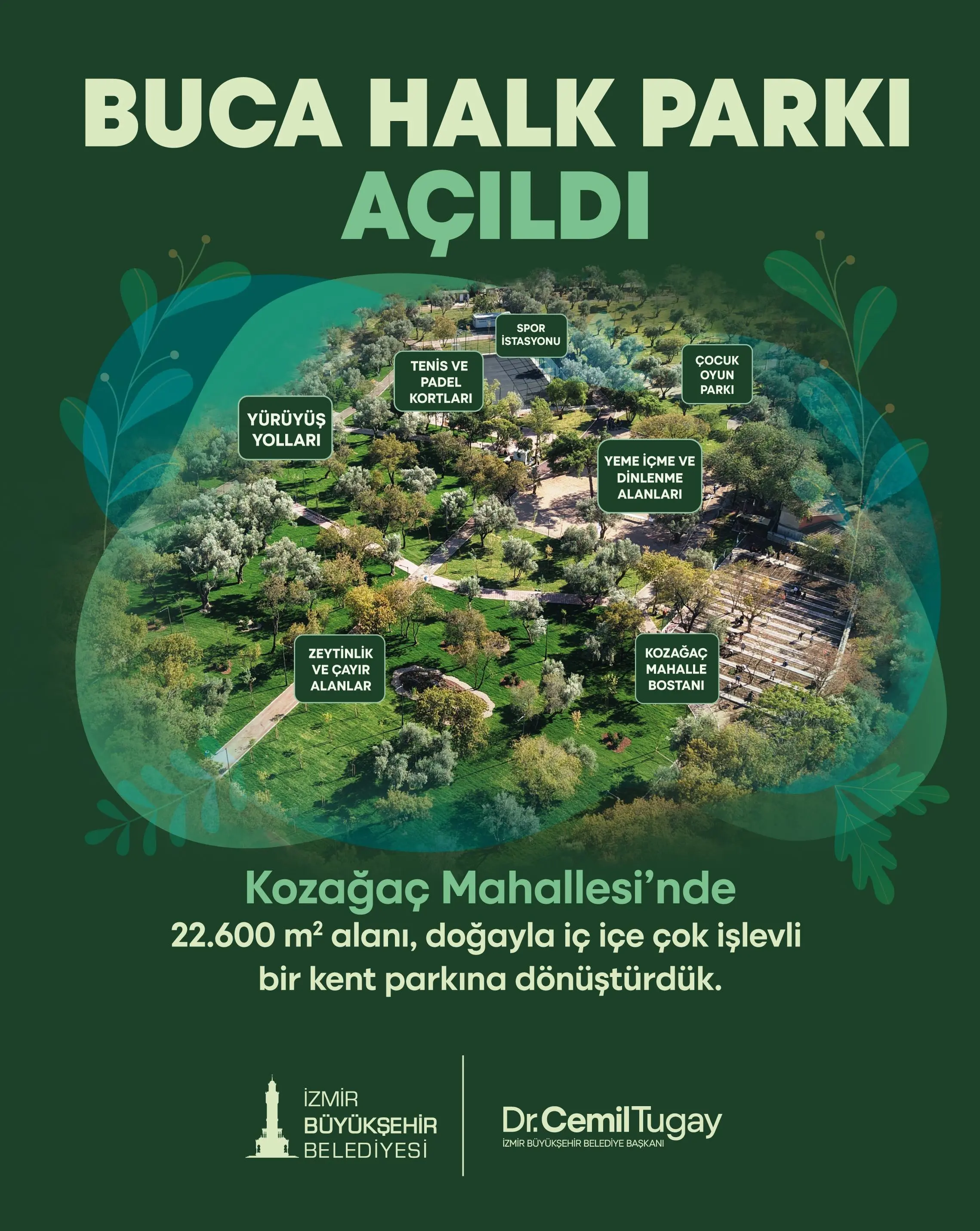 Buca Halk Parkı Açıldı