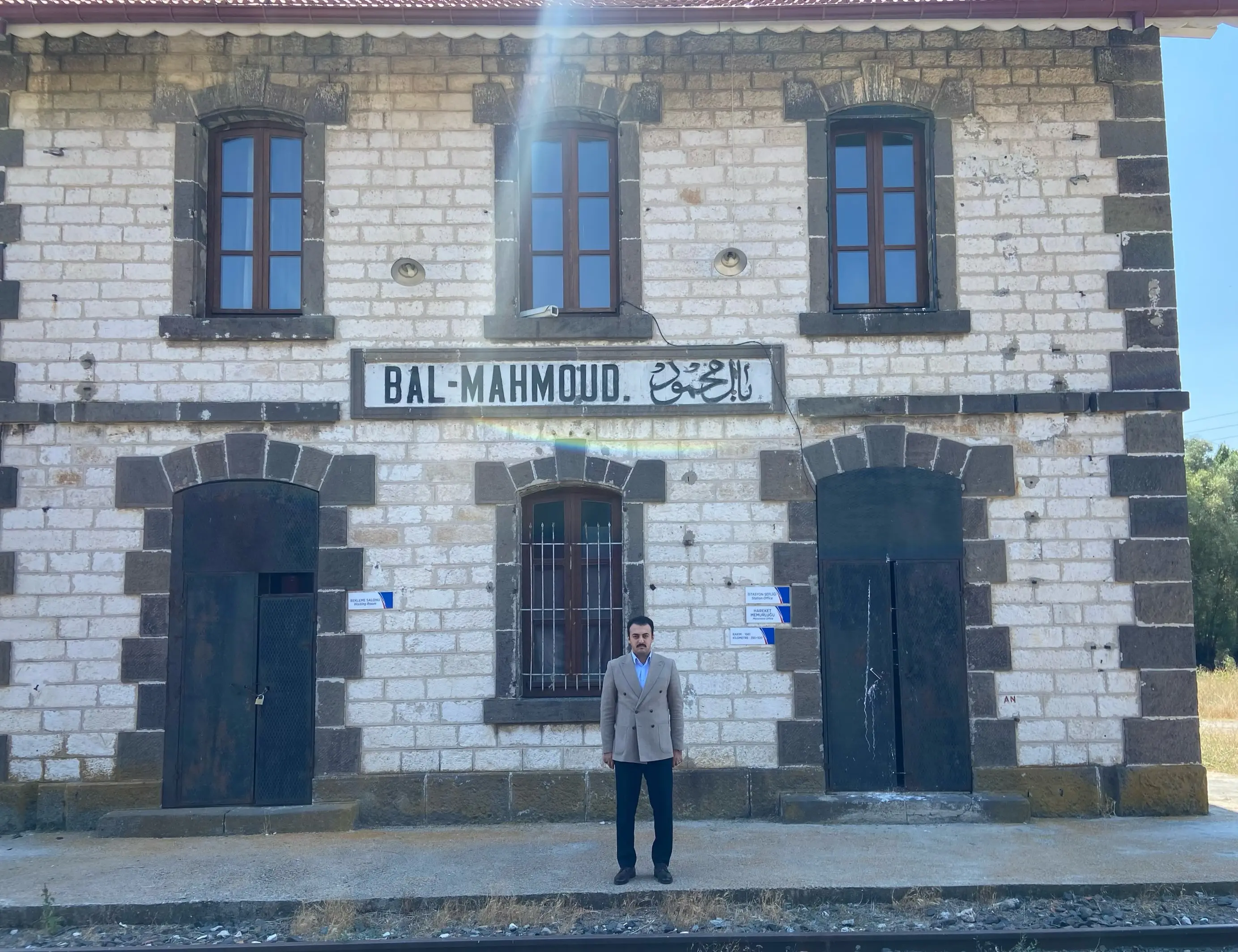Balmahmut Tren İstasyonu'na Ziyaret Gerçekleşti
