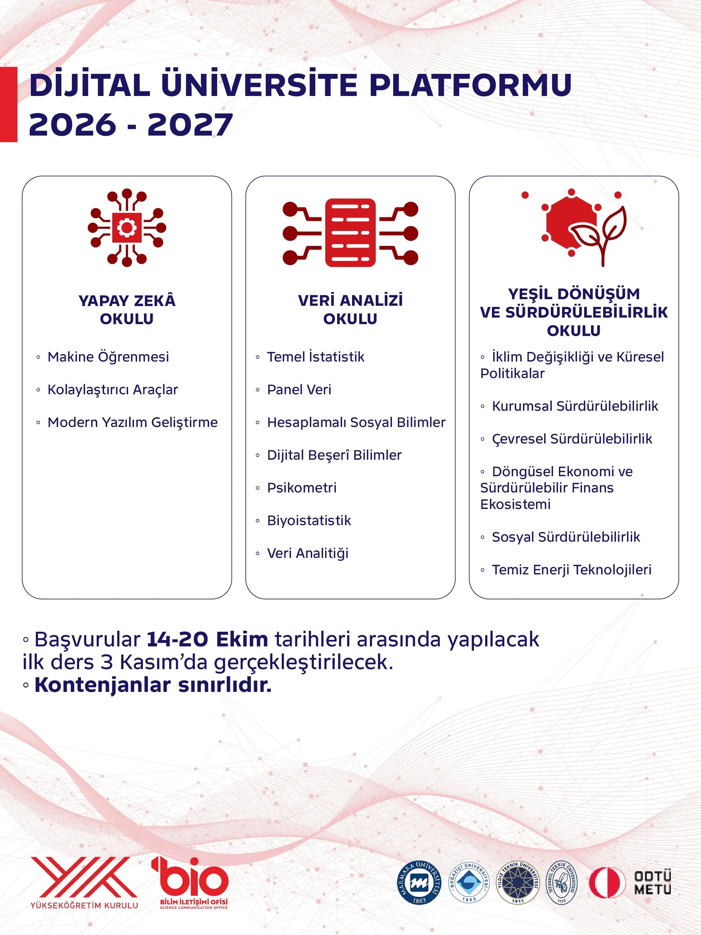 Dijital Üniversite Platformu Başlıyor