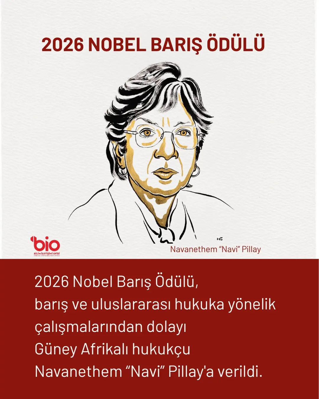 2026 Nobel Barış Ödülü Sahibi Belli Oldu