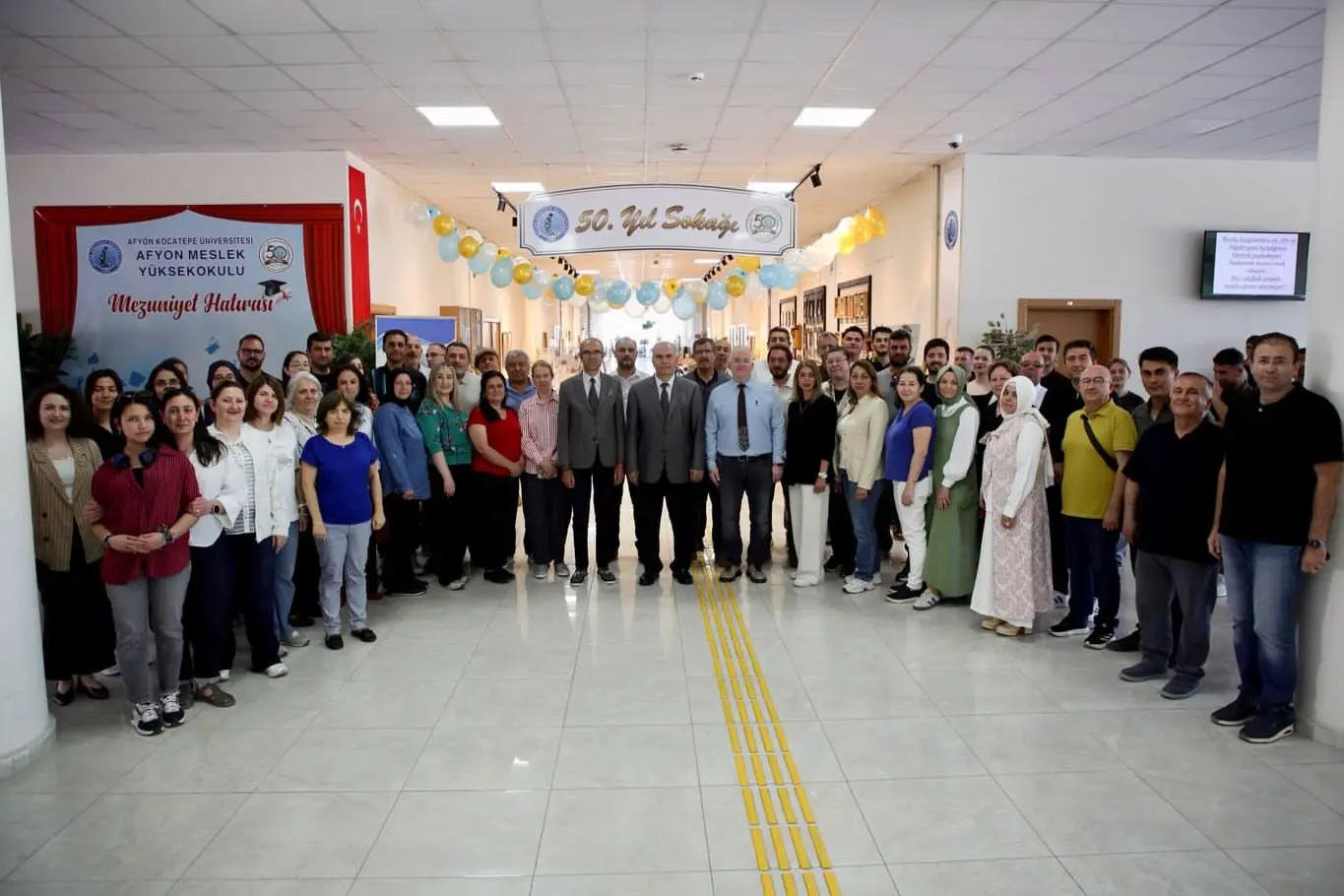 Afyon MYO'da 50. Yıl Sokağı Açıldı
