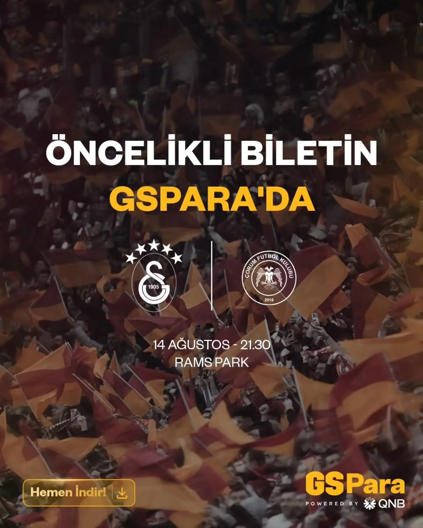 Galatasaray'ın sezon açılış maçı için biletler satışa çıkıyor