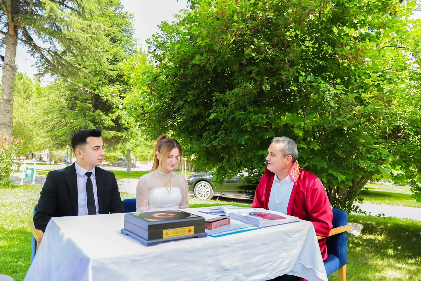 Hüseyin ve Beyza'nın nikah merasimi gerçekleşti