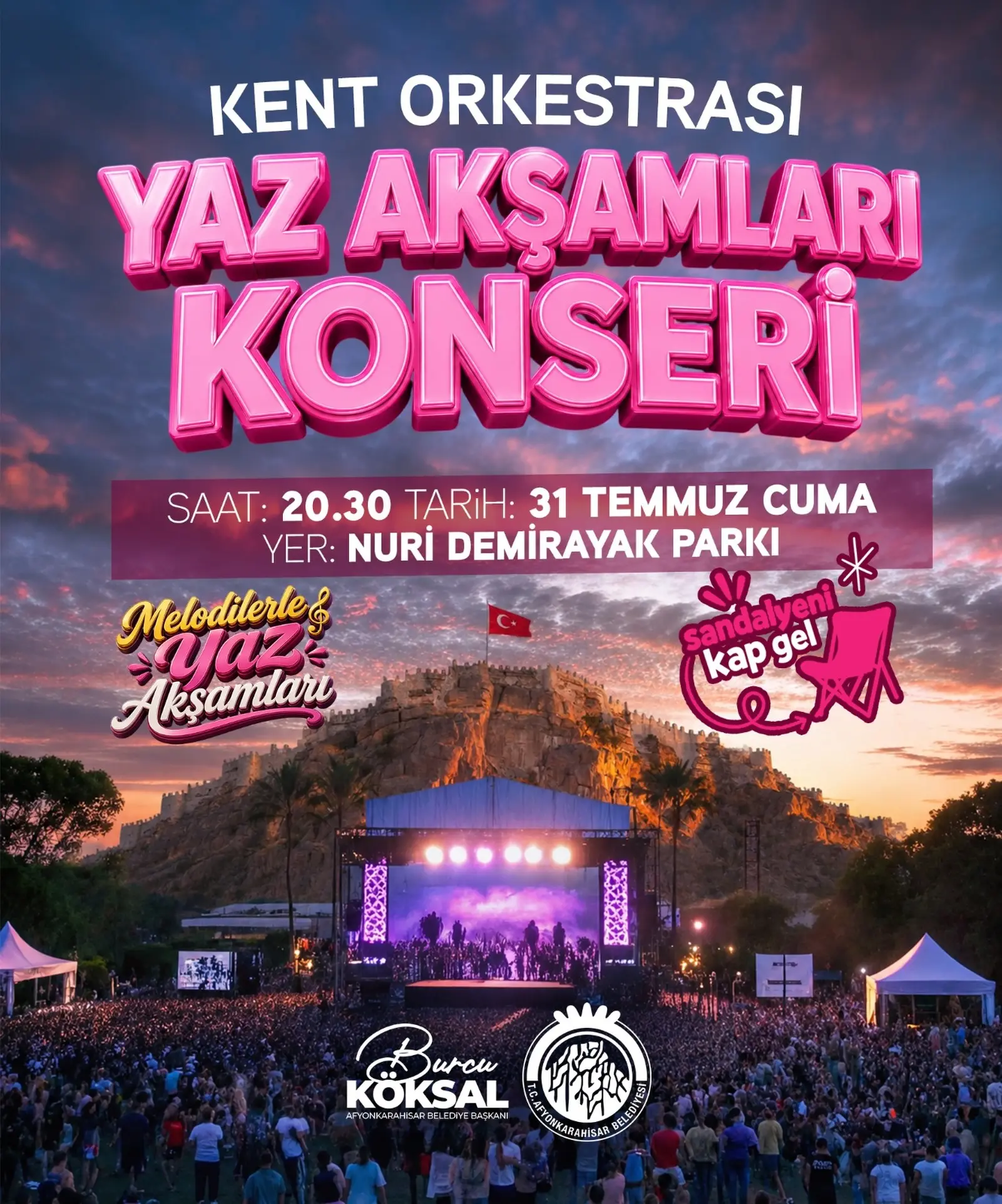 Yaz Akşamları Konseri Duyuruldu