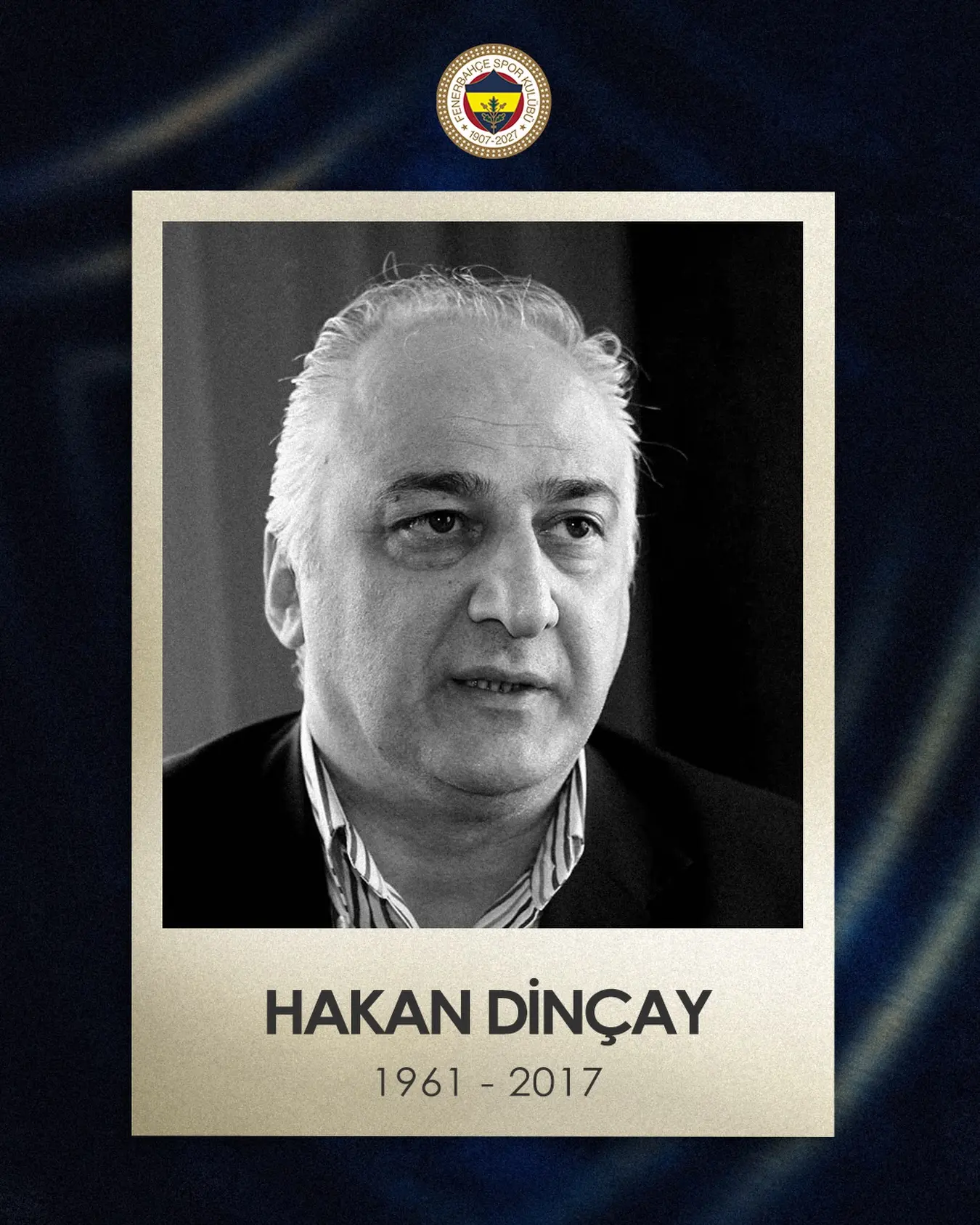 Fenerbahçe, Hakan Dinçay'ı andı
