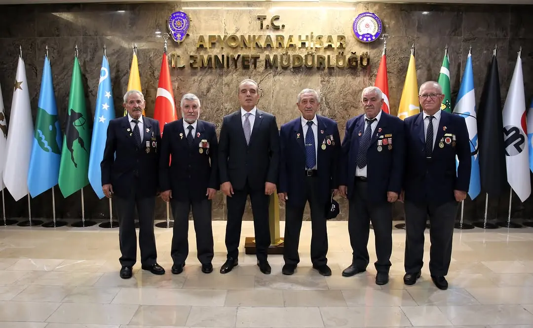 Gazilerden Emniyet Müdürü'ne Ziyaret