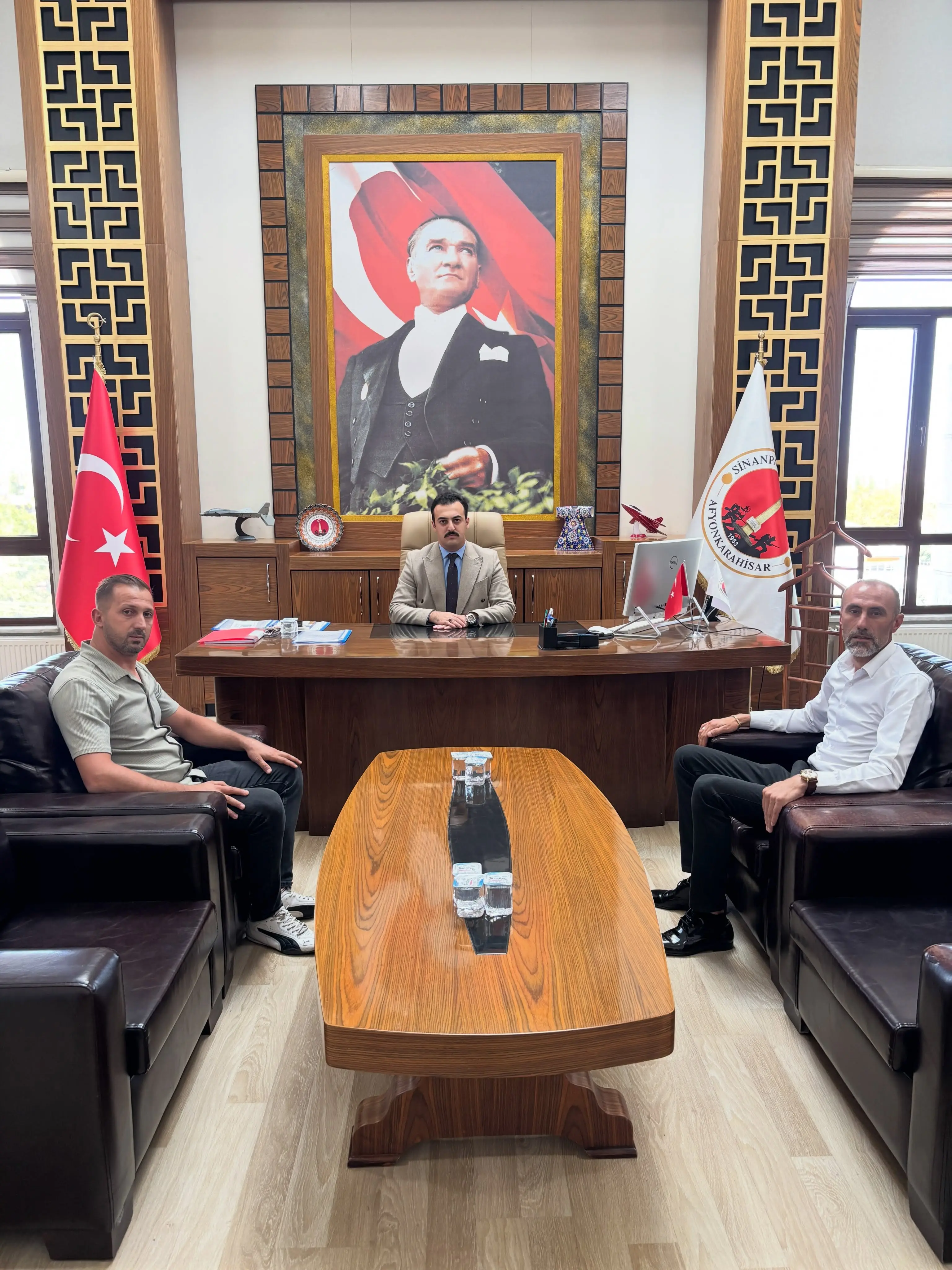 Şoförler Odası Başkanı'ndan Kaymakam'a Ziyaret