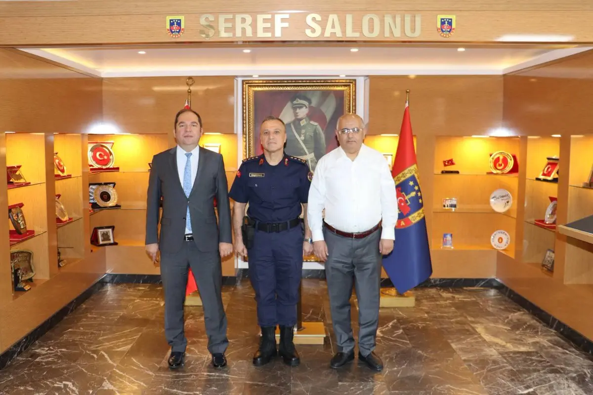 Isparta'da Jandarma Komutanlığı Ziyareti