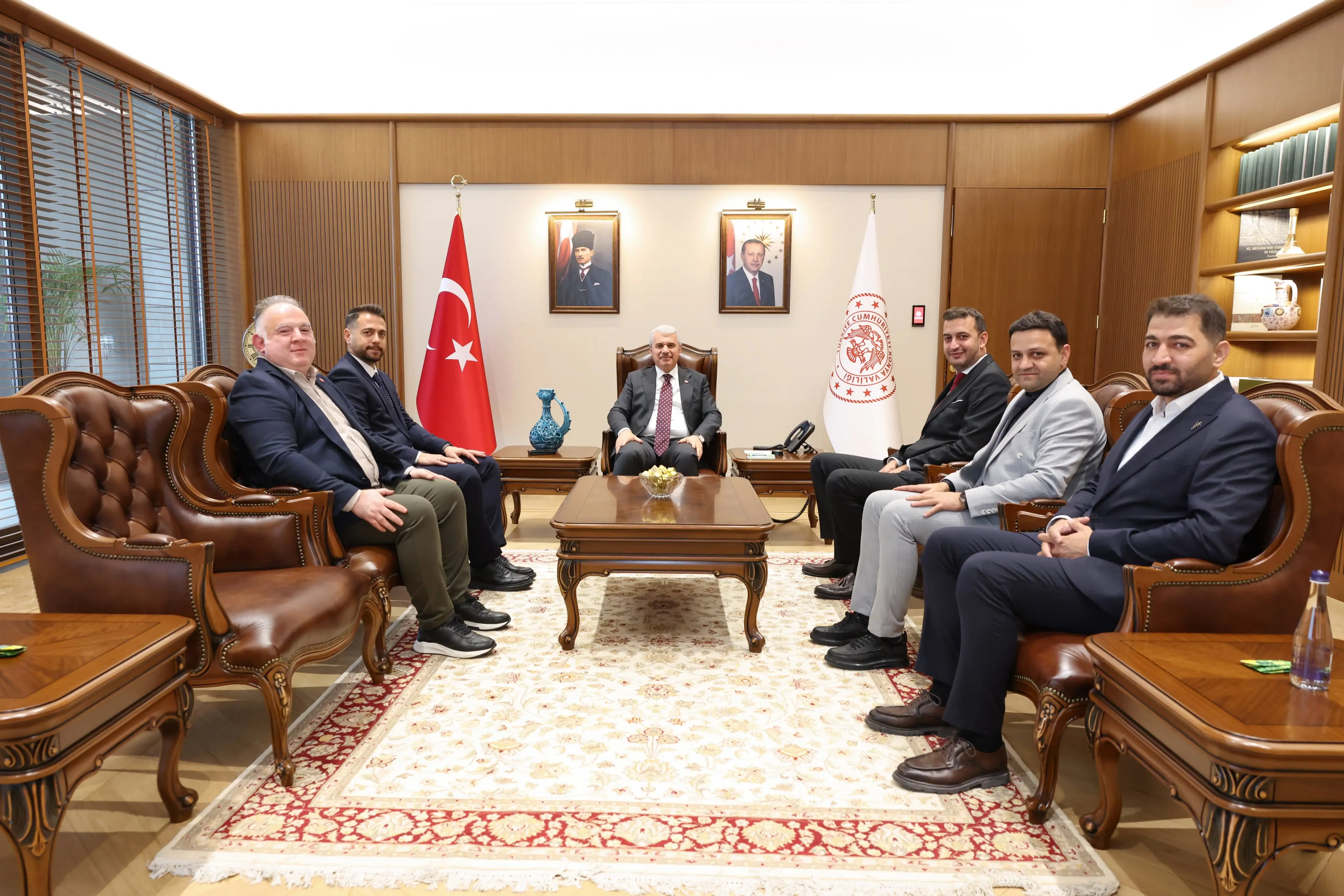 Vali Akın, Veteriner Hekimleri Odası Yönetimini kabul etti