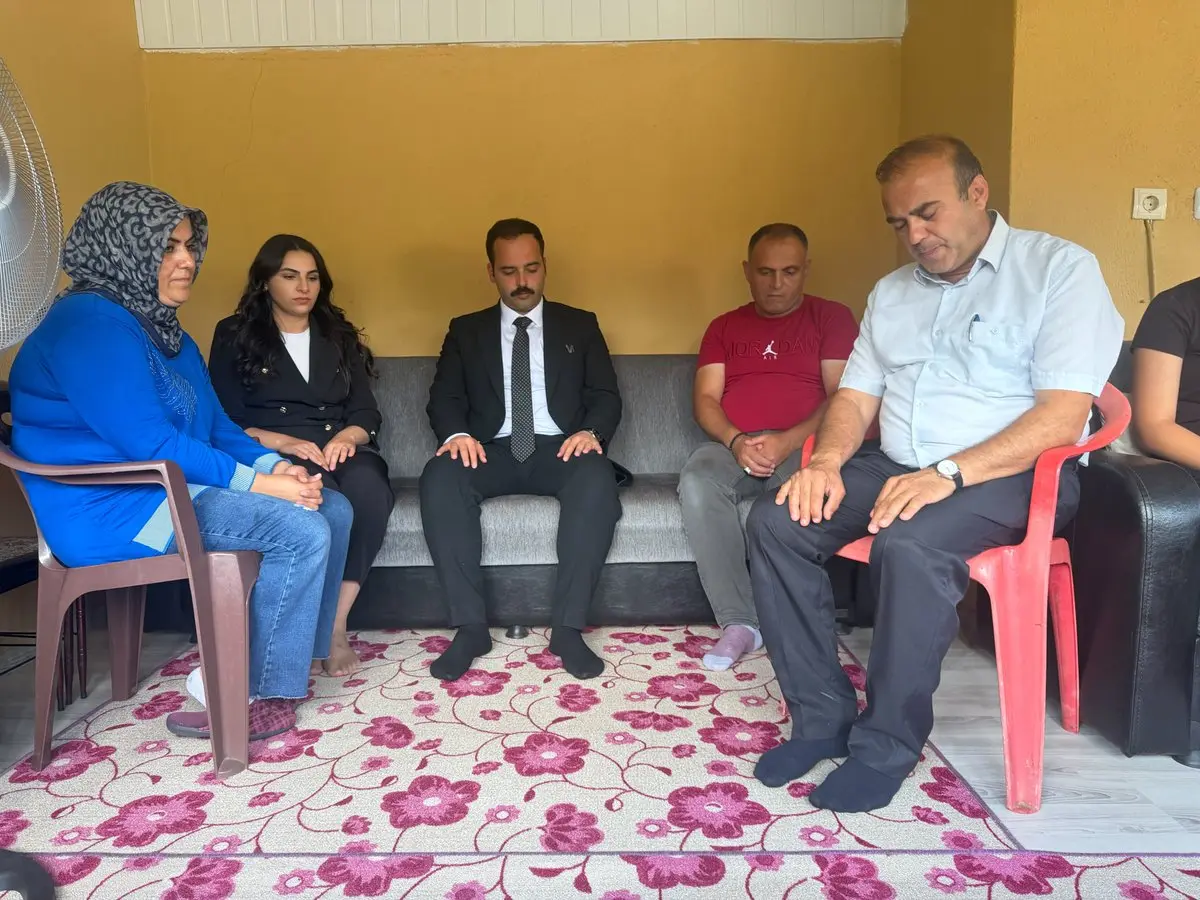 Kaymakam ve Eşi Taziye Ziyaretinde Bulundu