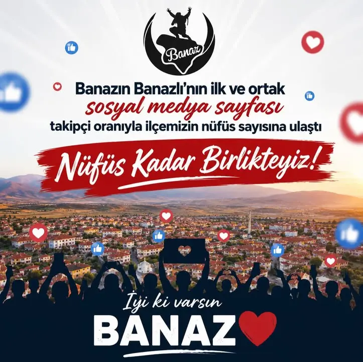 Banaz Belediyesi sosyal medya başarısını duyurdu
