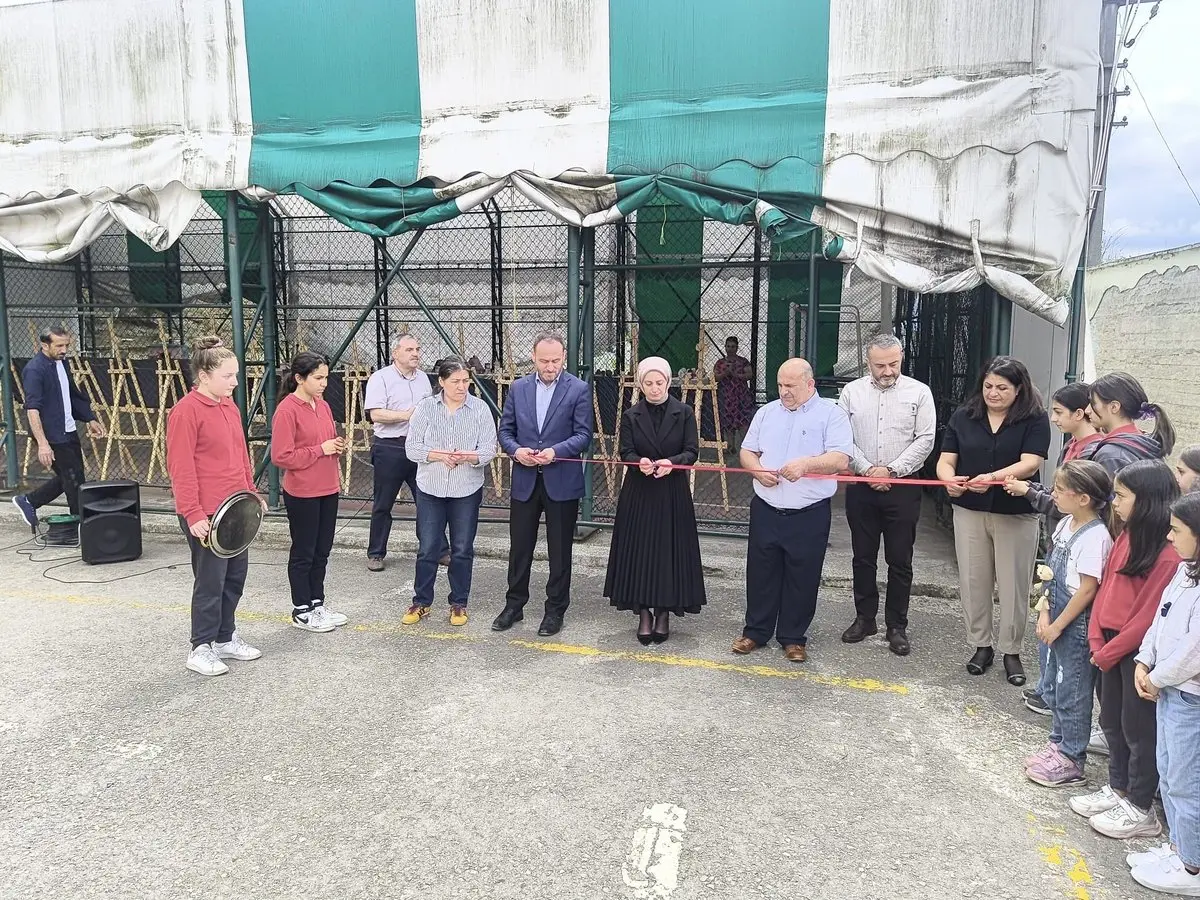 Ulubey Ortaokulu'nda Yıl Sonu Sergisi Açıldı