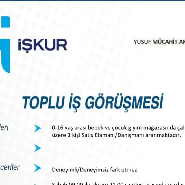 Yusuf Mücahit Akbak personel alımı gerçekleştirecek