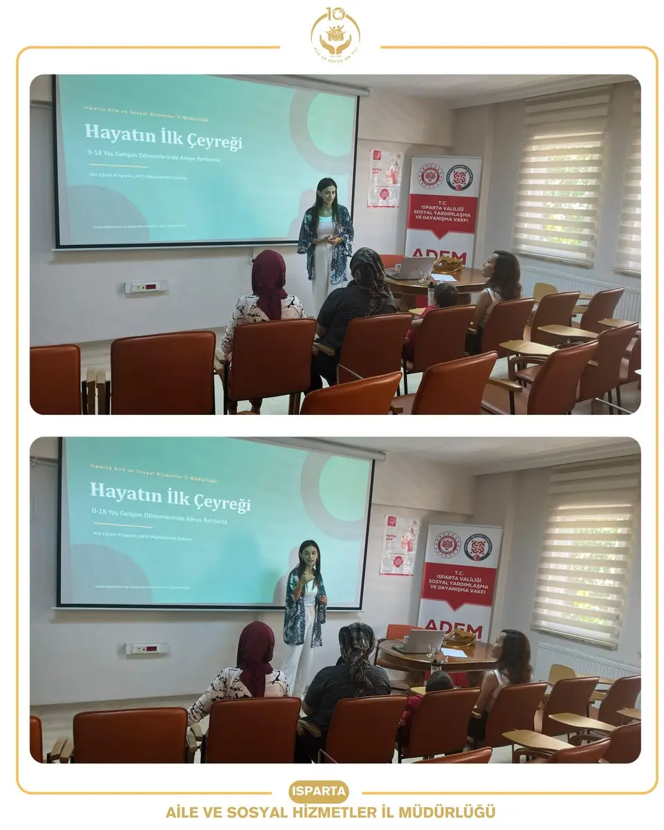 Isparta'da 'Hayatın İlk Çeyreği' Eğitimi Düzenlendi