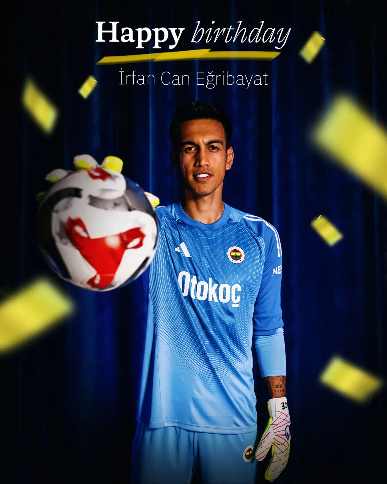 Fenerbahçe, İrfan Can Eğribayat'ın doğum gününü kutladı