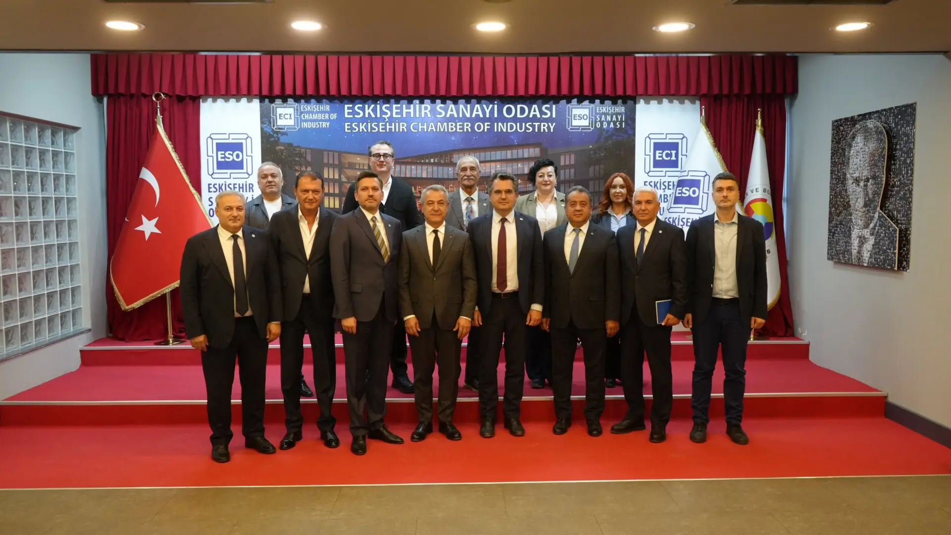 İYİ Parti Heyeti Eskişehir Sanayi Odası'nı Ziyaret Etti