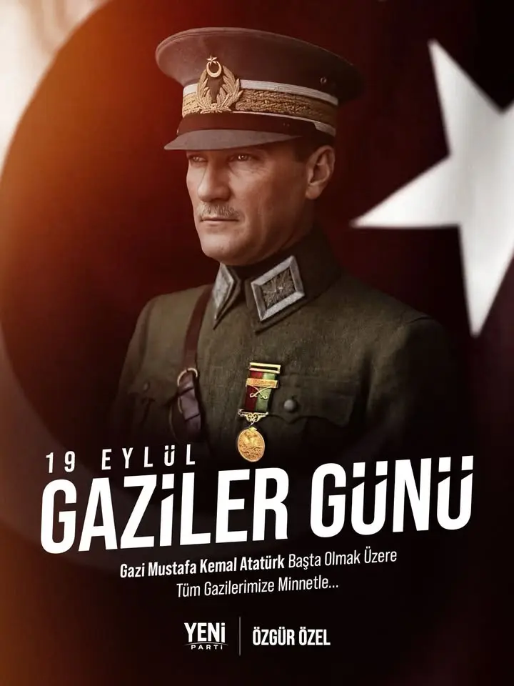 Özgür Özel'den gazilere minnet vurgusu